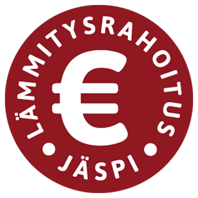 Jäspi-lämmitysrahoitus koko lämmitysjärjestelmän hankintahinnalle, siis työn osuudelle ja laitehankinnalle.
