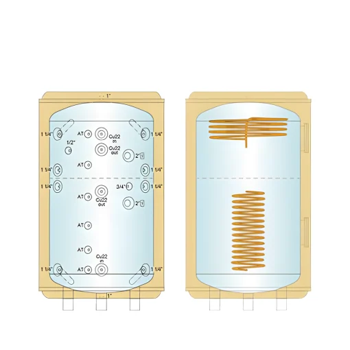 Energiavaraaja Akvaterm Akva GEO 500. Tuotenro: 5235225