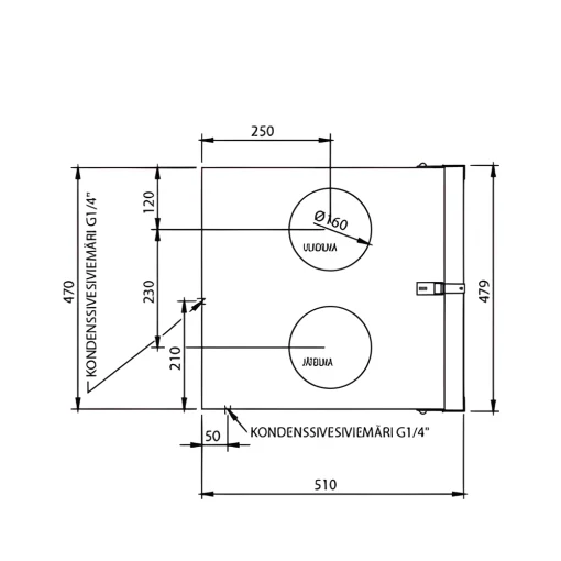 Ilmanvaihtokone Enervent LTR-3 eWind E, tuotenro: 7935814