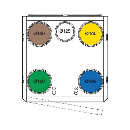 Ilmanvaihtokone Swegon CASA R5 Smart L 800W RH, tuotenro: 7906851