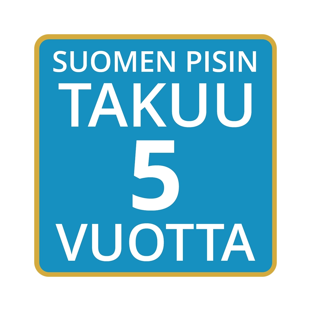 Suomen pisin takuu Jäspi VLK ja VLS varaajille 5 vuotta: 2 vuotta + 3 vuotta Mr.LVI Extratakuu