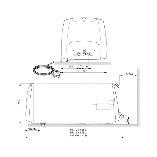 Lämminvesivaraaja Haato HK 55L. Tuotenro: 5253020
