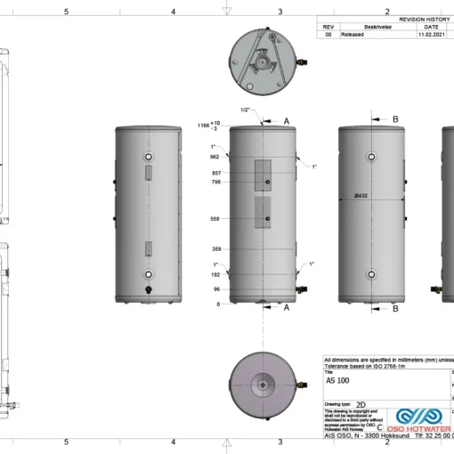 Puskurivaraaja Oso Accu 100-6. Tuotenro: 5249500