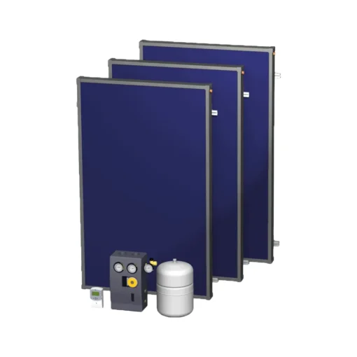 Aurinkokeräinpaketti Jäspi Solar 5 PAK aurinkovaraajan tai energiavaraajaan. Tuotenro: 5289401